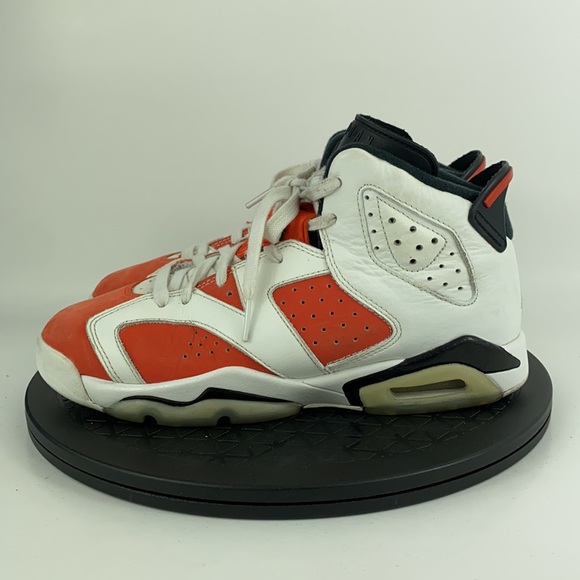 Nike Air Jordan 6 Retro GS 'Gatorade' Orange/White 384665-145 Youth Size 6Y - Picture 8 of 11